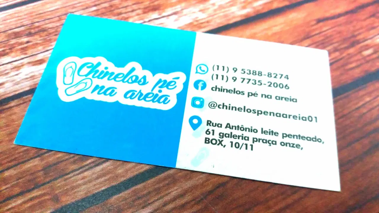 Carta da visita patinata blu