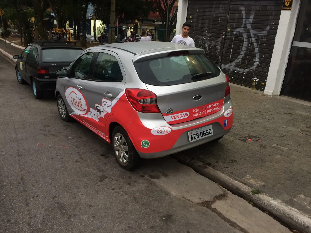 Rivestimento, Applicazione di adesivi, Adesivi, Veicoli, Flotte, Aziende, Ford Ka, Veicoli commerciali, Ottica parziale, Auto da passeggio, Hatchback, Berlina, Rosso