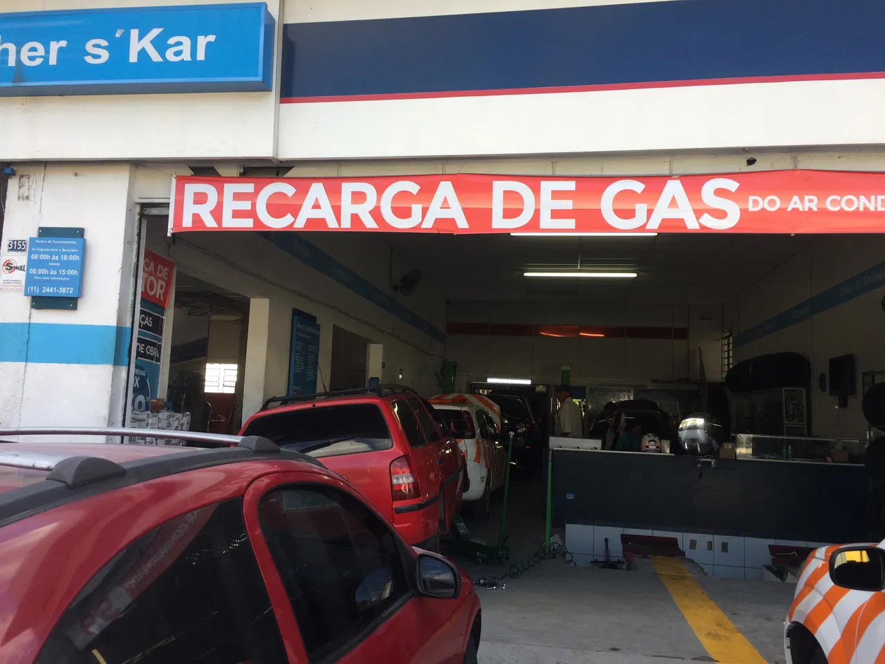 Faixa Centro Center Euro Automotivo Azul Lona Mecânica Oficina Auto