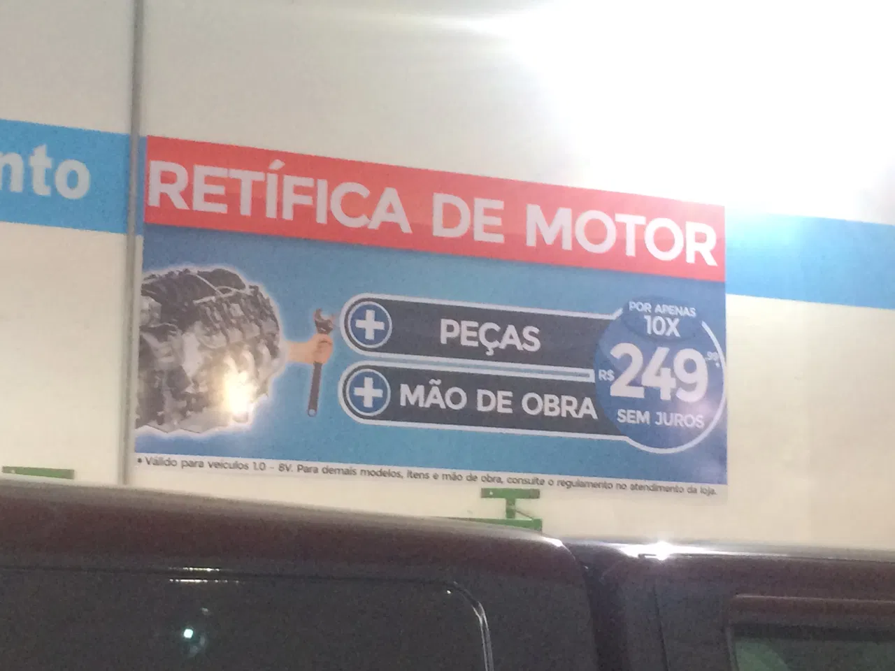Placa Mecânica Euro Centro Oficina Automotivo PS 2mm Auto Azul Center