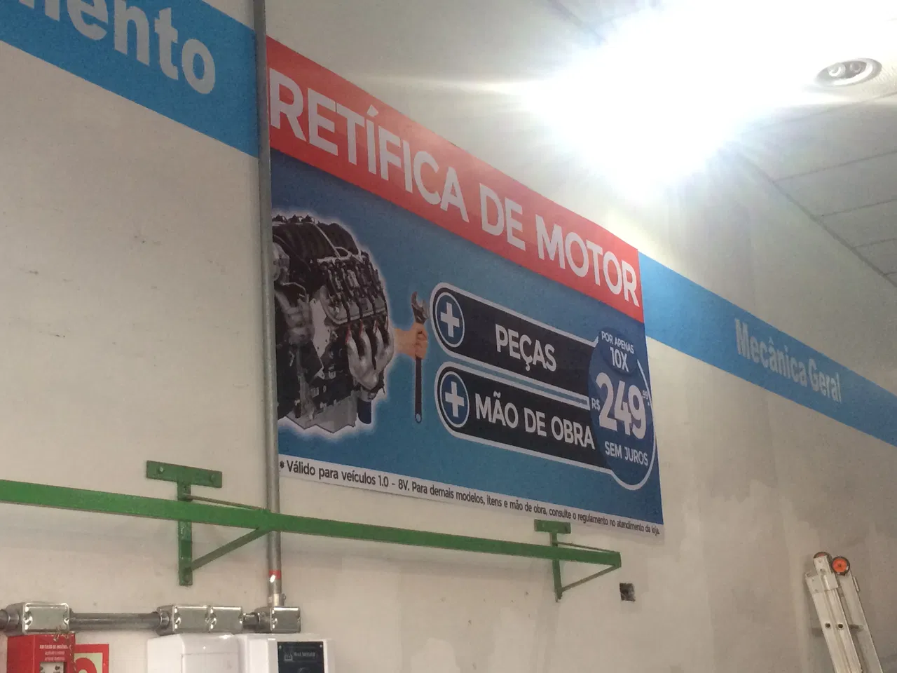 Placa Euro Mecânica Oficina Centro Azul Center Auto Automotivo 2mm PS