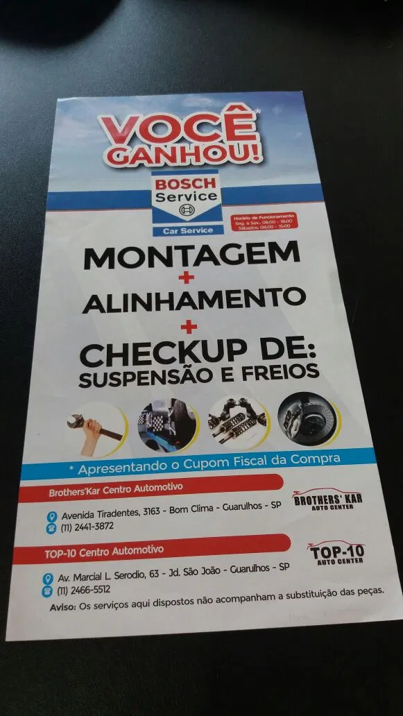Oficina Promocional Centro Euro Couché Mecânica Filipeta Gráfica Automotivo Auto Panfleto Azul