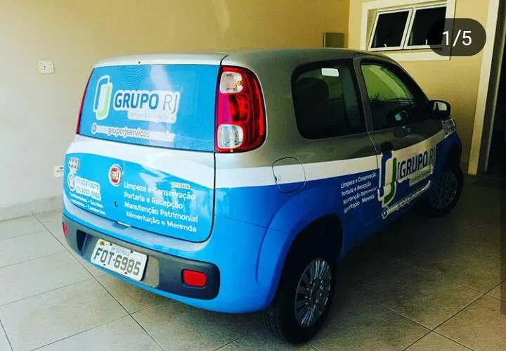 Rivestimento adesivo Aziende Passeggio Veicoli Uno Adesivo parziale Hatchback blu Berlina Auto Flotte