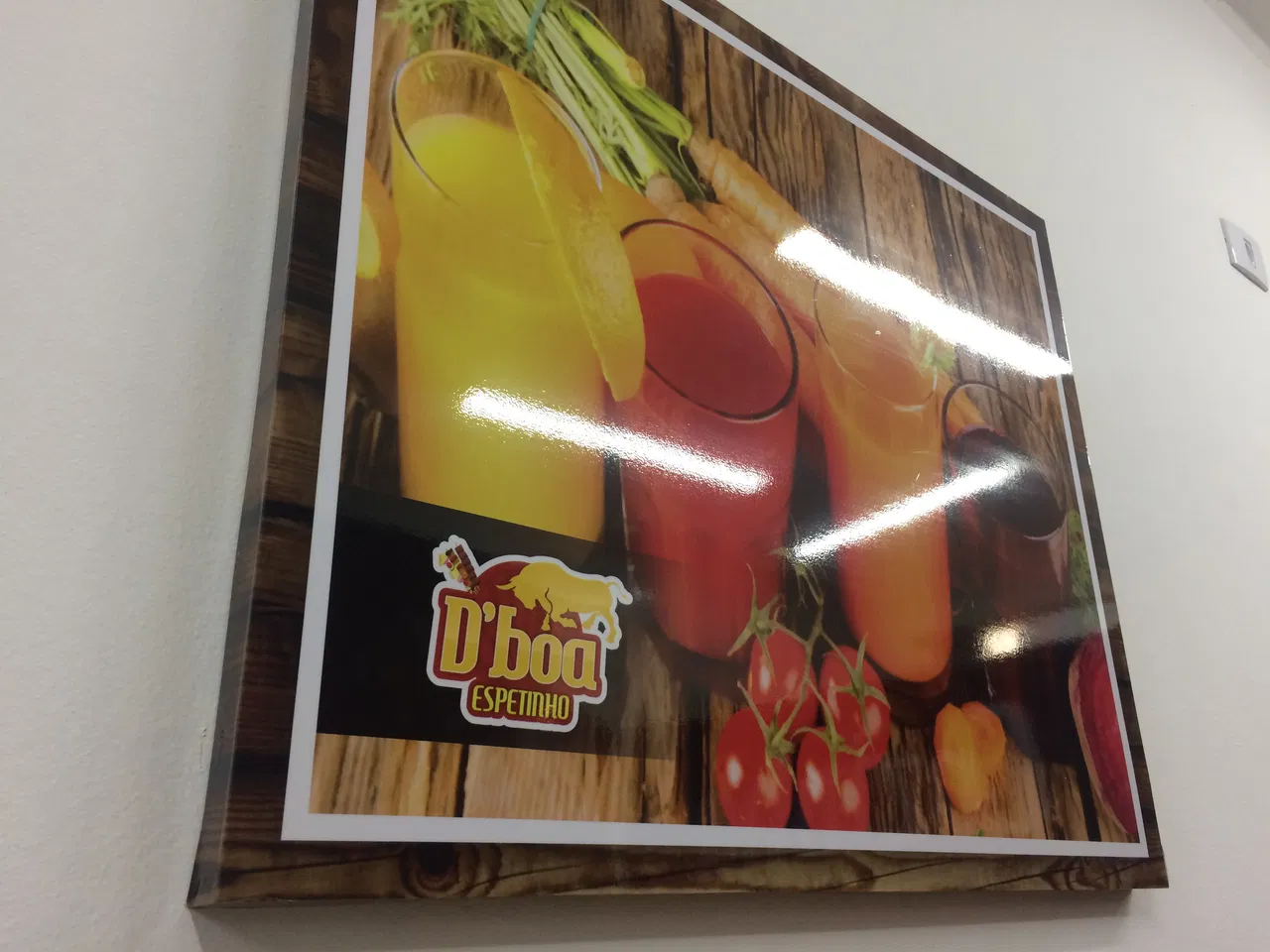 Placa Adesivo Vermelho Comércio SP Madeira Tatuapé Laminado Reforma Espetinho