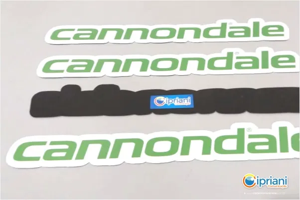 Ímã Adesivo Imantado Veicular Provisório Temporário Cannondale Verde