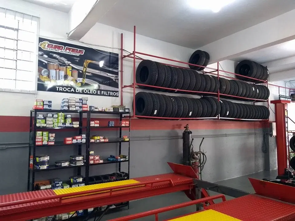 Placa PS Oficina Mecânica Automotivo Auto Center 2mm Preto Centro