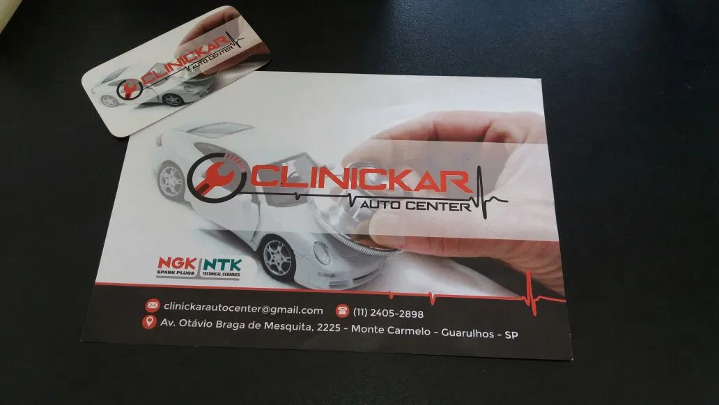 Officina Cartao Preto Centro Automotivo Visita NGK Auto Centro Grafica Meccanica