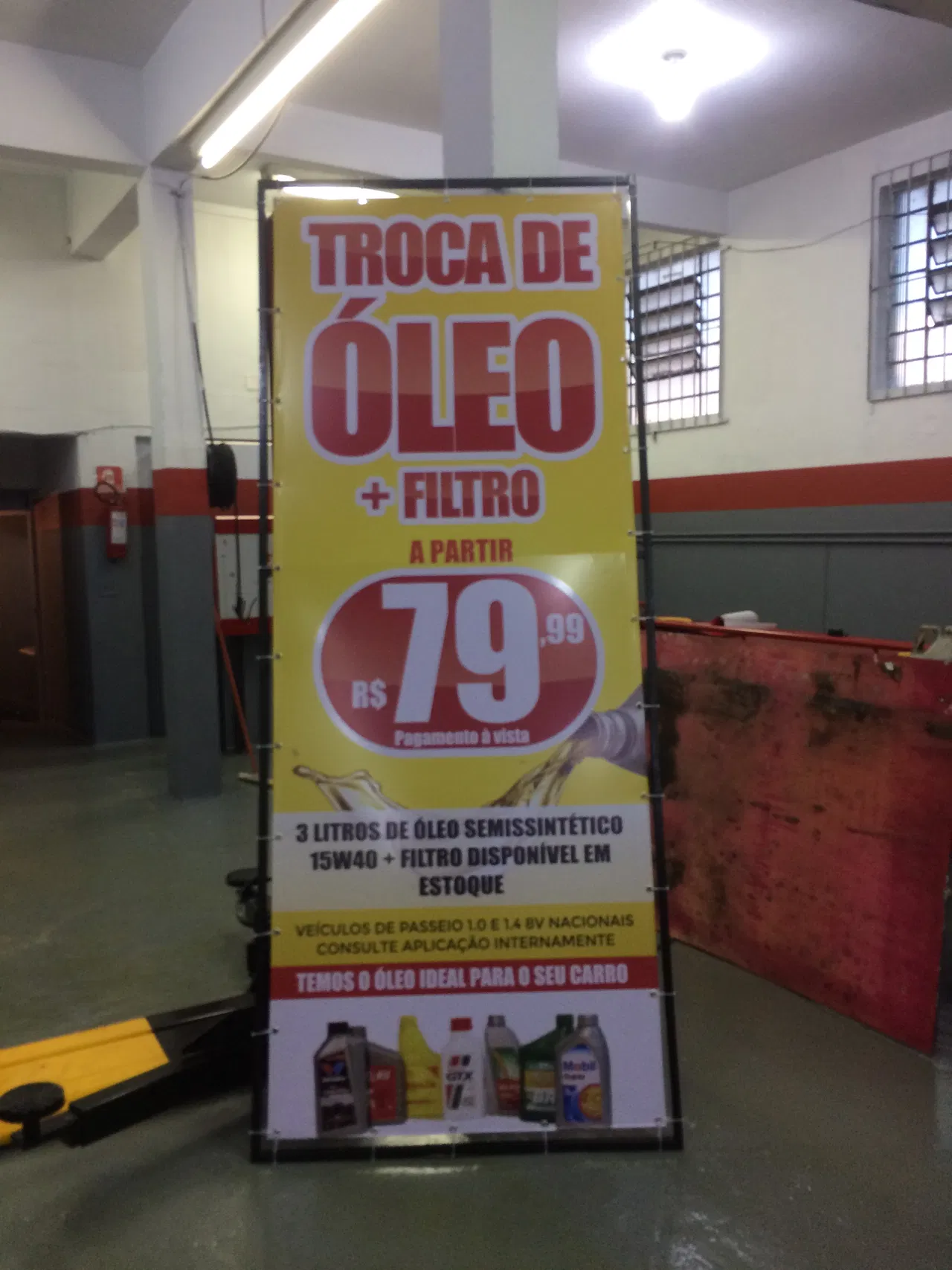 Lona Center Centro Auto Mecânica Promoção Automotivo Oficinas