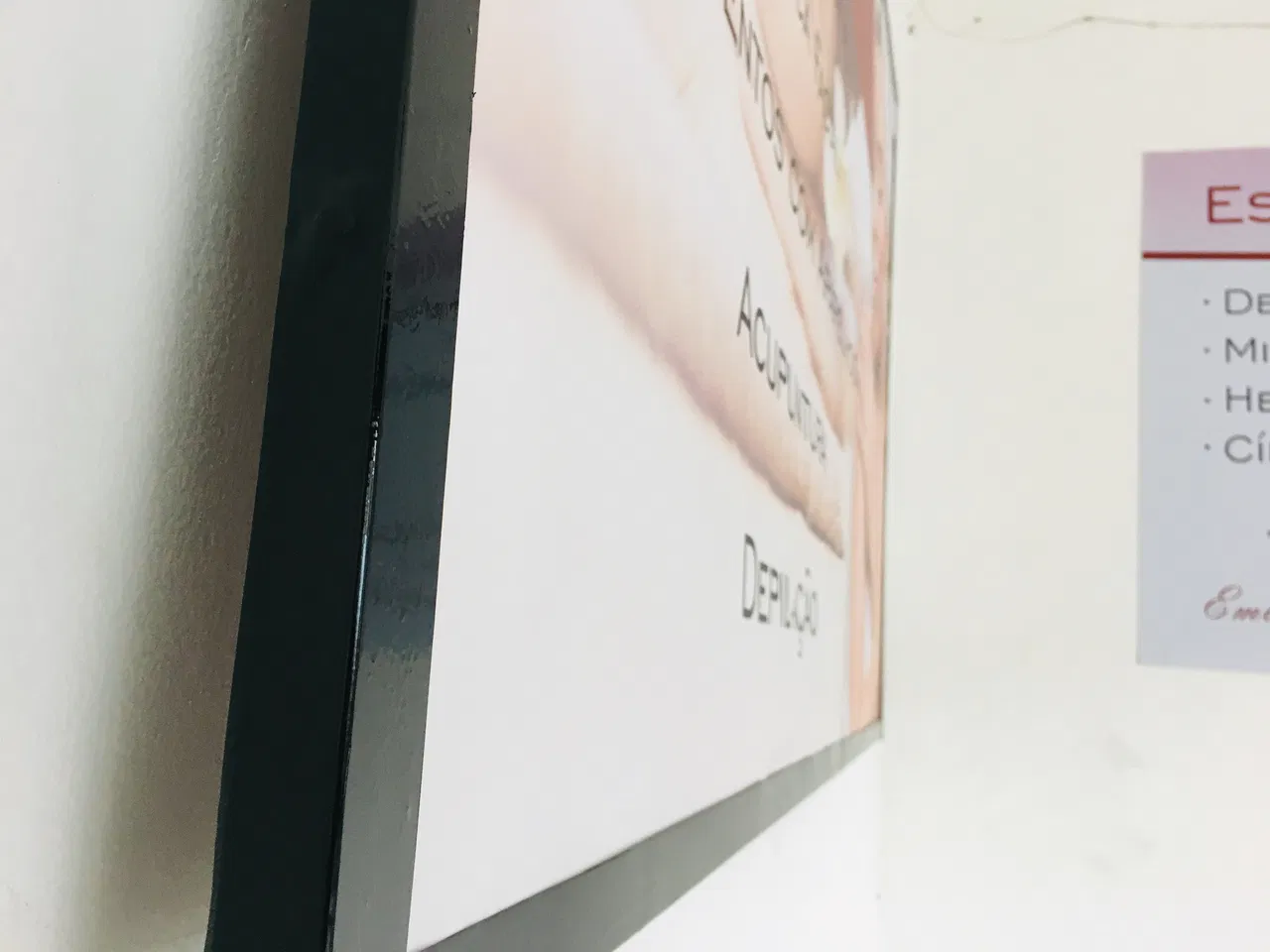 Telo pubblicitario per salone di bellezza ed estetica, cartellone per parrucchiere a Tatuapé – Sostituzione, cambio marchio e logo, San Paolo