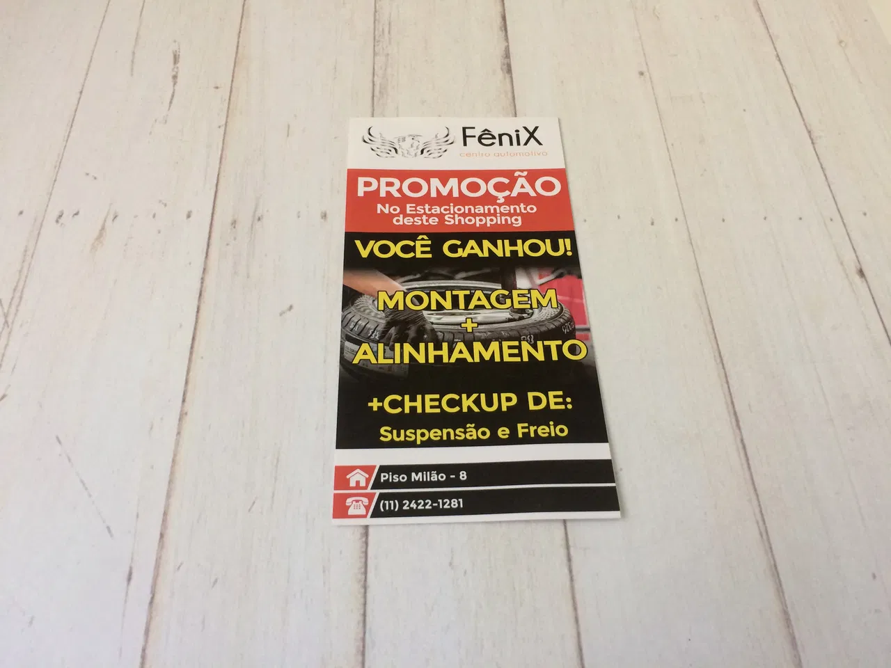 Oficina Preto Gráfica Auto Panfleto Couché Center Filipeta Flyer Mecânica