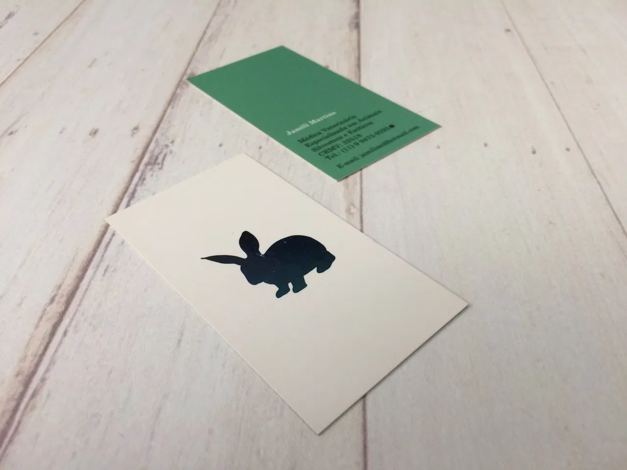 Carta patinata Visita Verde Cartoncino