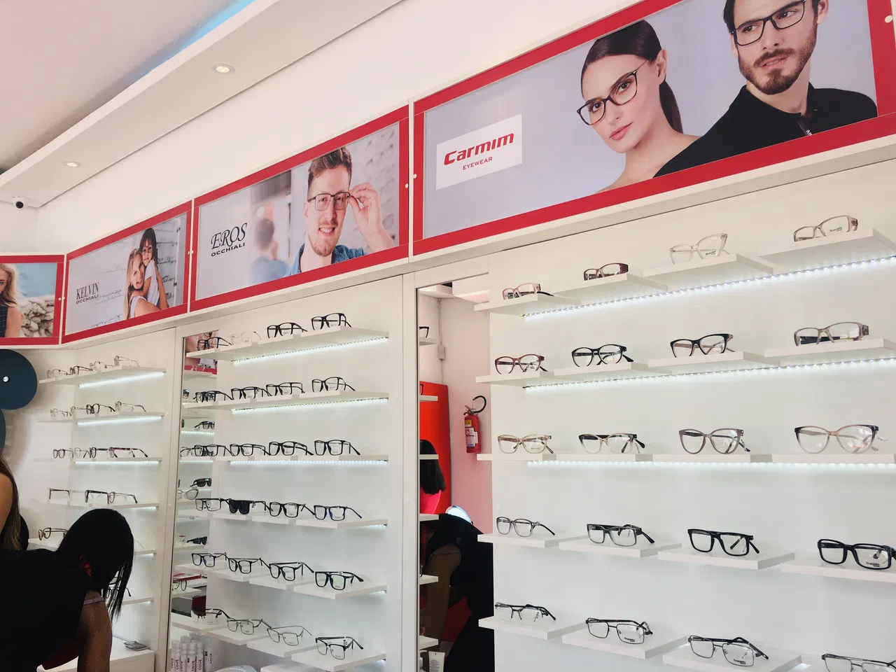 Adesivo Testeira Ermelino Ótica Expositor Oculos Matarazzo