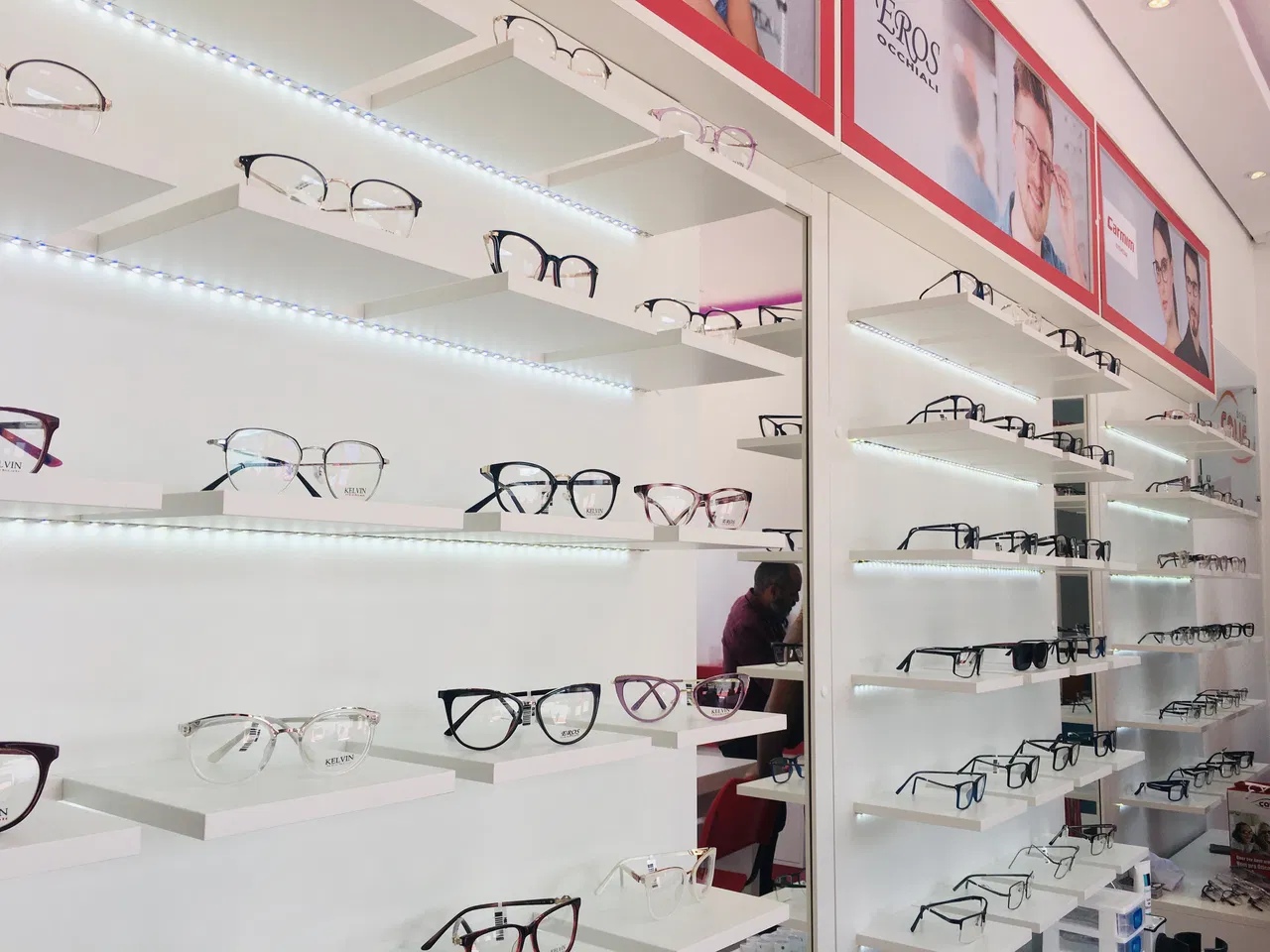 Adesivo Ermelino Expositor Matarazzo Ótica Testeira Oculos