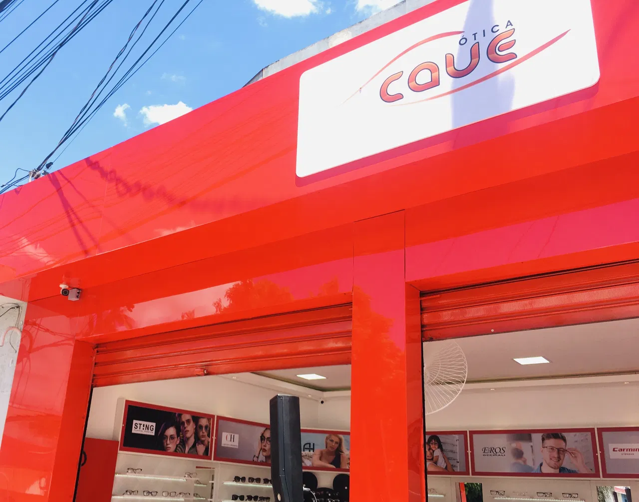 Envelopamento Ótica Vermelho Ermelino Fachada Reforma Adesivo Matarazzo