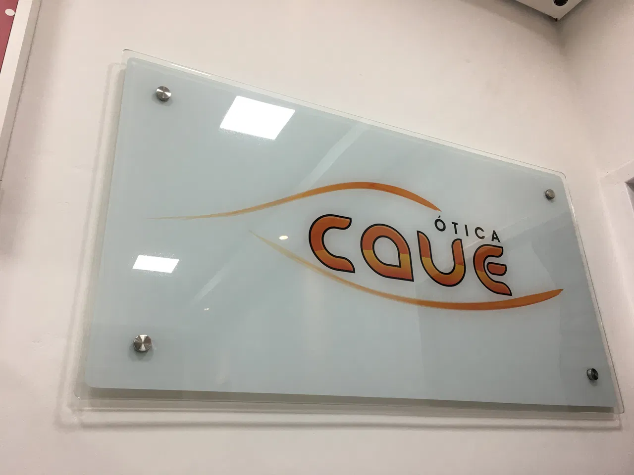 Placa Laranja Ermelino Vidro Matarazzo Ótica