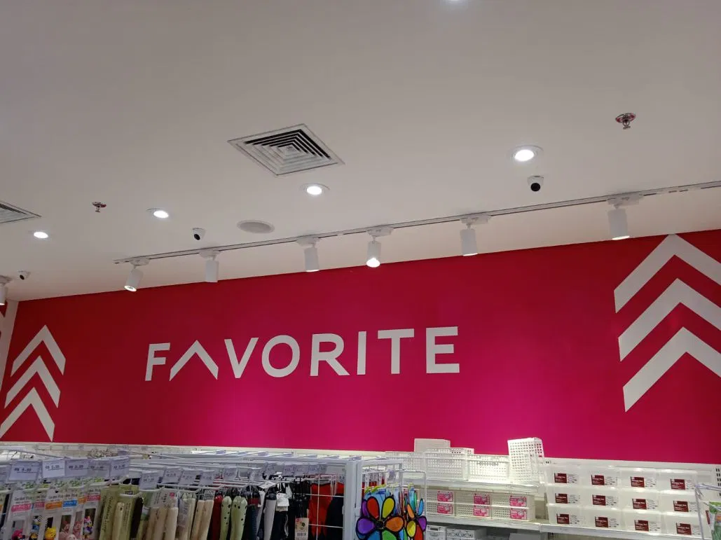Letras Caixa Shopping Daiso PVC Japan Rosa 15mm Testeira Montagem