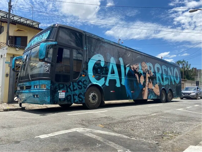 Rivestimento Aziende Veicoli Applicazione di adesivi Cantor Adesivi Generali Musica country Artista Minas Flotte Dupla