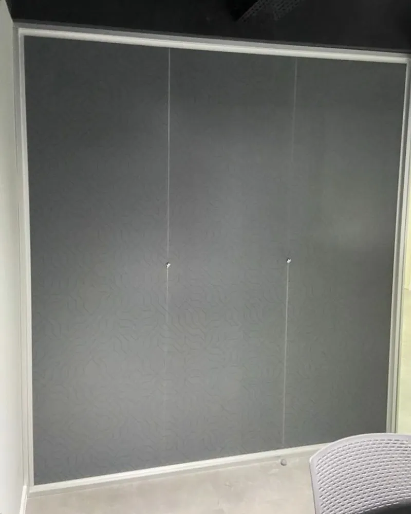 Adesivo UV per uffici, pareti, fibra ottica, telecomunicazioni, sale, set standard, stampa testurizzata, pareti divisorie, grigio, Morumbi, Zona Sud, San Paolo