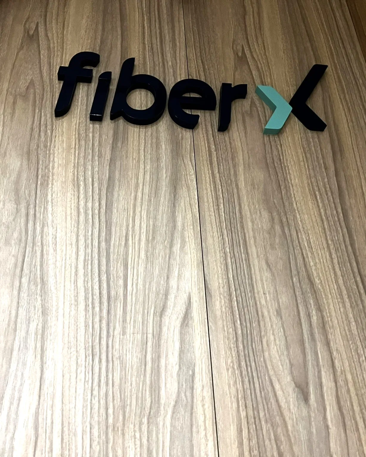 Letras Caixa Morumbi Zona Sul SP Escritório Telecom Fiber Mm PVC Conjunto Salas Azul