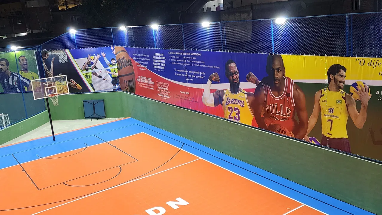 Lona Morumbi Quadra Parque Das Nações Condomínio Futebol Esportes