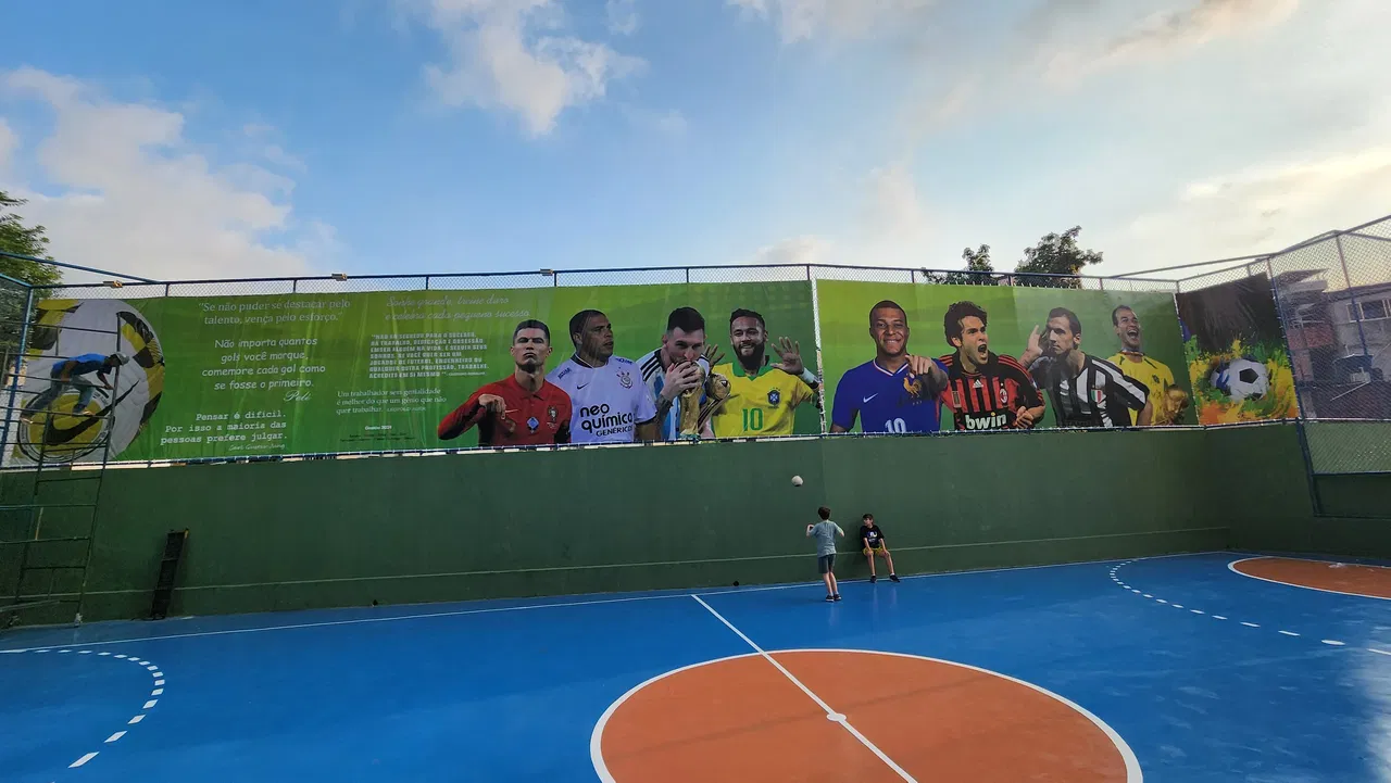 Telo da rete da calcio del Condominio Morumbi Esportes, Parque das Nações