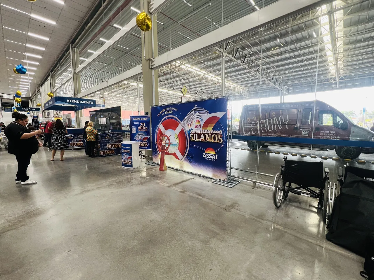 Sfondo Boxtruss Supporto per striscioni Treppiede per eventi Piedistallo Aricanduva Blu Assai Jundiai Promozione Campinas Telo