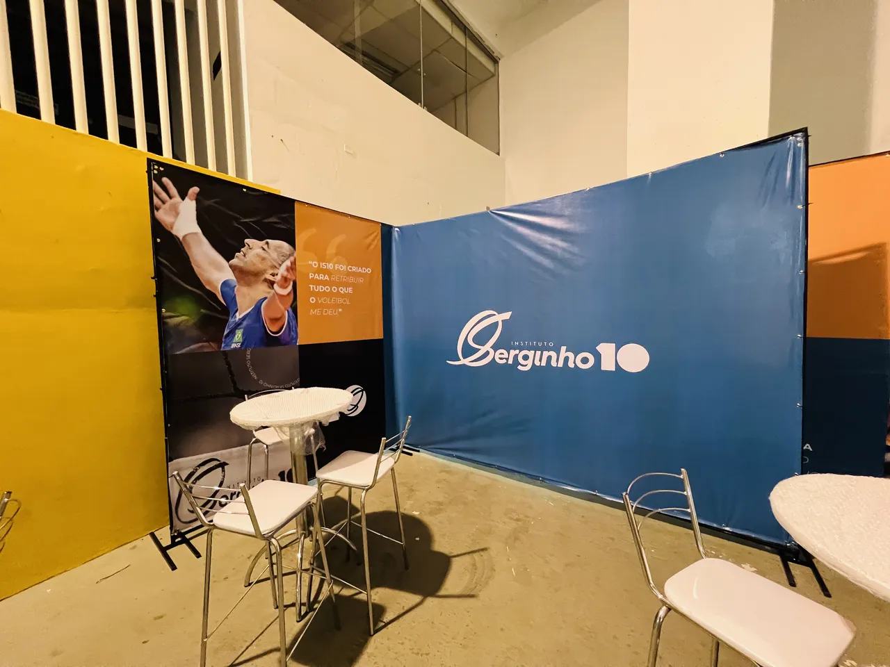 Backdrop Sport Correa Evento Caze Palestra Istituto polisportivo Serginho TV José Sponsor Alphaville
