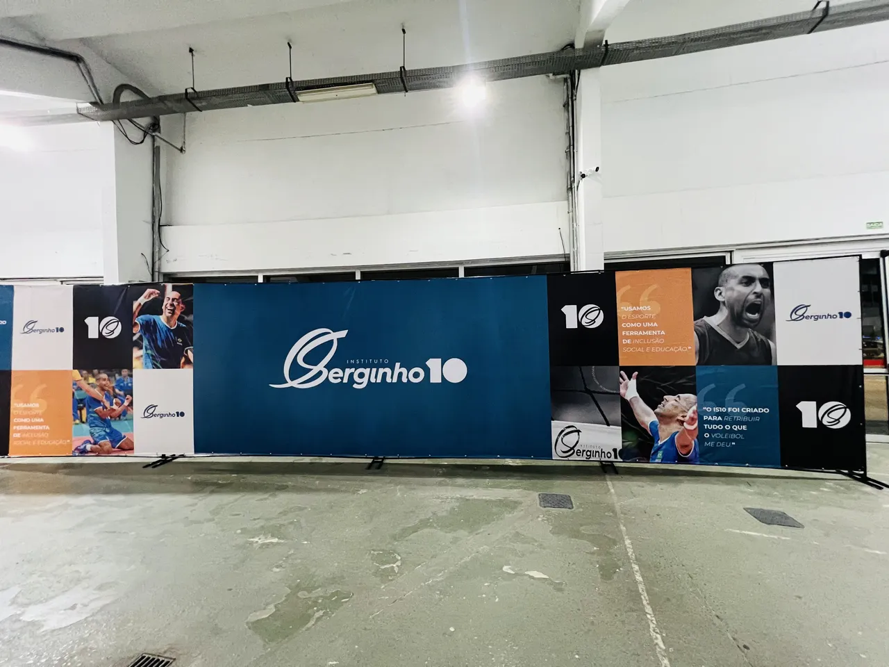 Sfondo Alphaville Sport Sponsor Complesso polisportivo Evento Caze Correa Palestra Serginho TV Jose Istituto