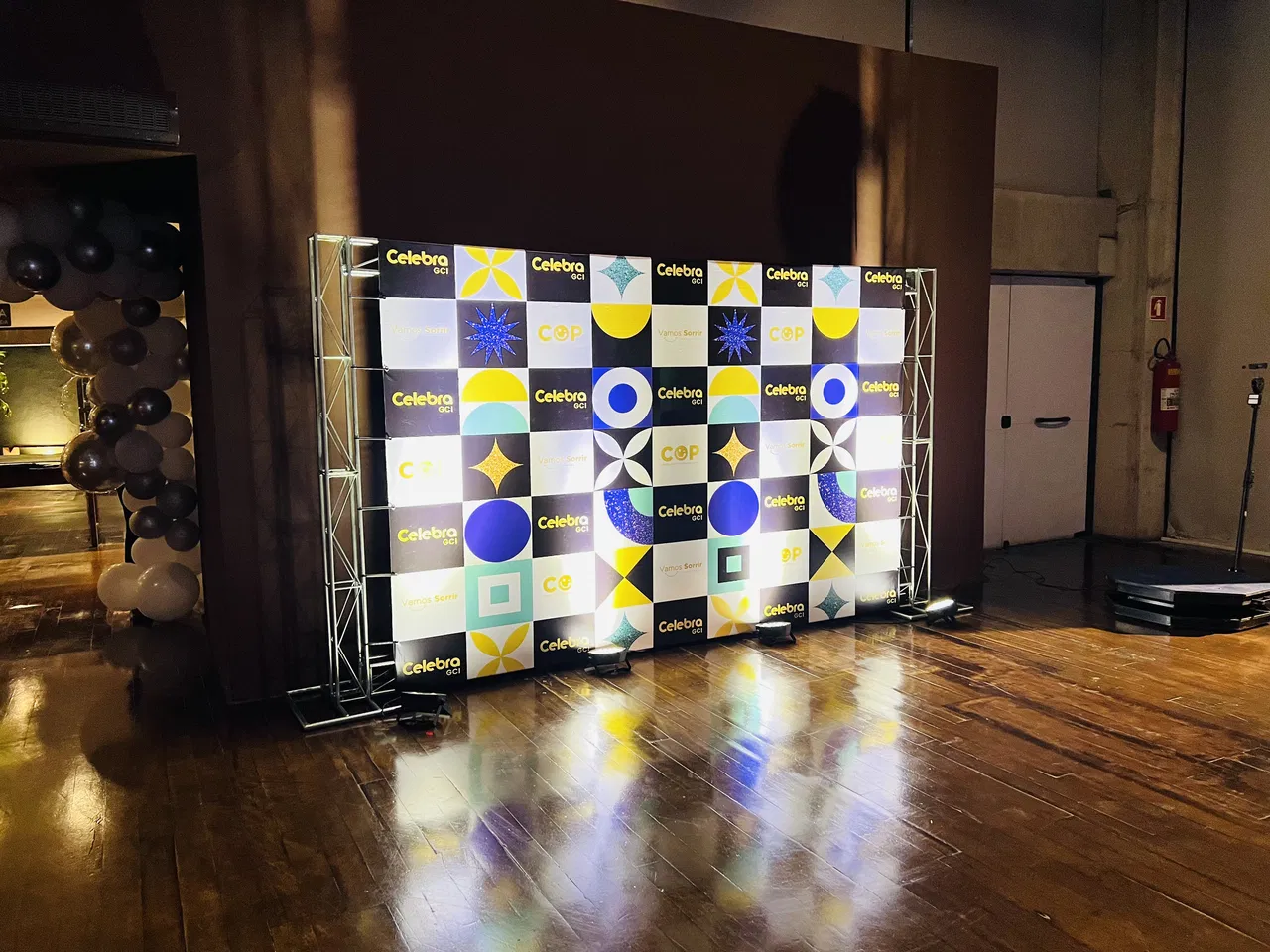 Backdrop Boxtruss Evento Hotel Conferência Rosewood Odontologia Painel Fotos