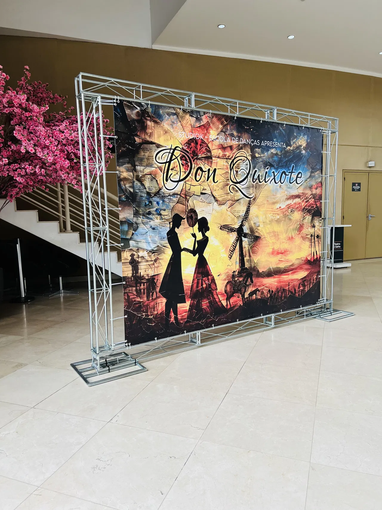Backdrop Lapa Zona Oeste SP Safra Danca Teatro Don Laranja Evento Quixote Música Boxtruss