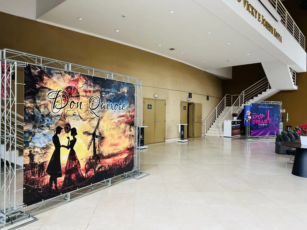 Backdrop Quixote Evento Danca Laranja Boxtruss Música Lapa Zona Oeste SP Teatro Safra Don