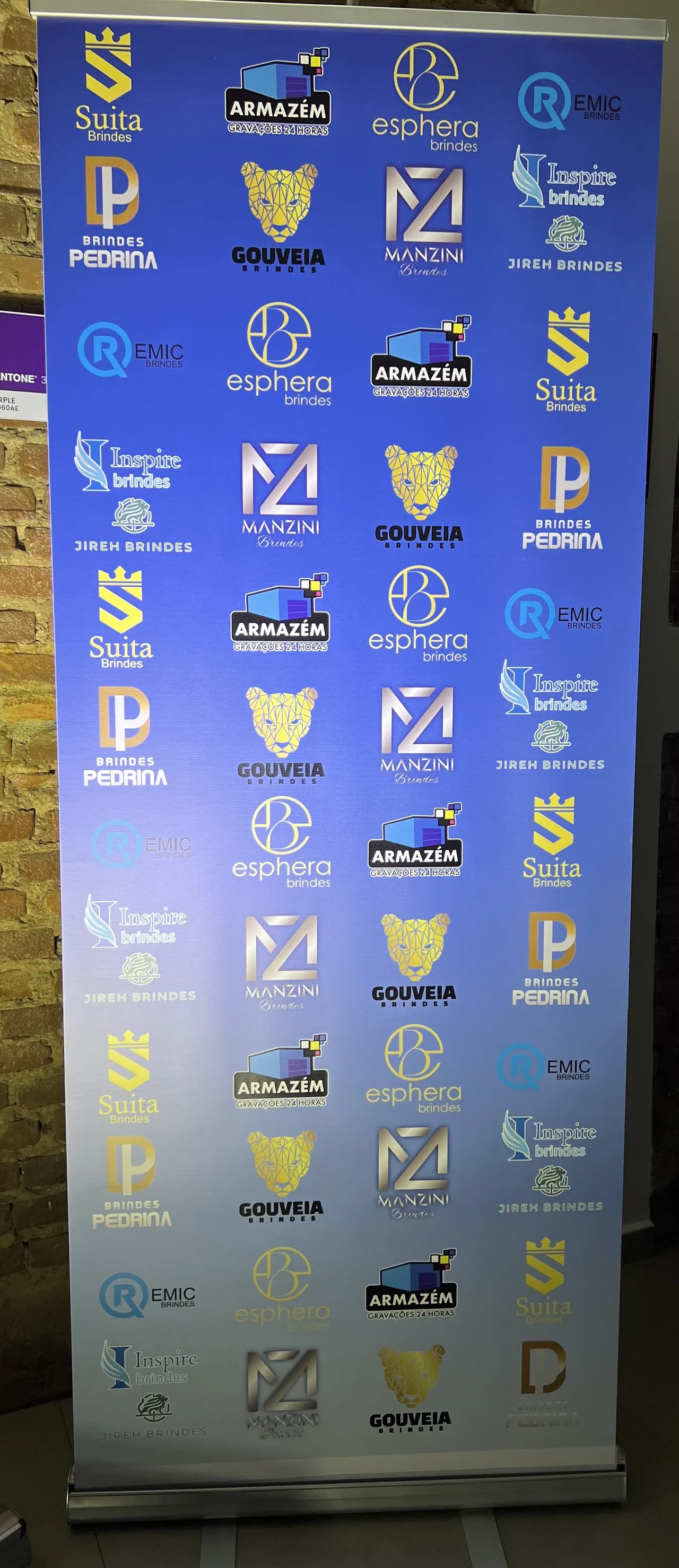 Banner Rollup Portátil Azul