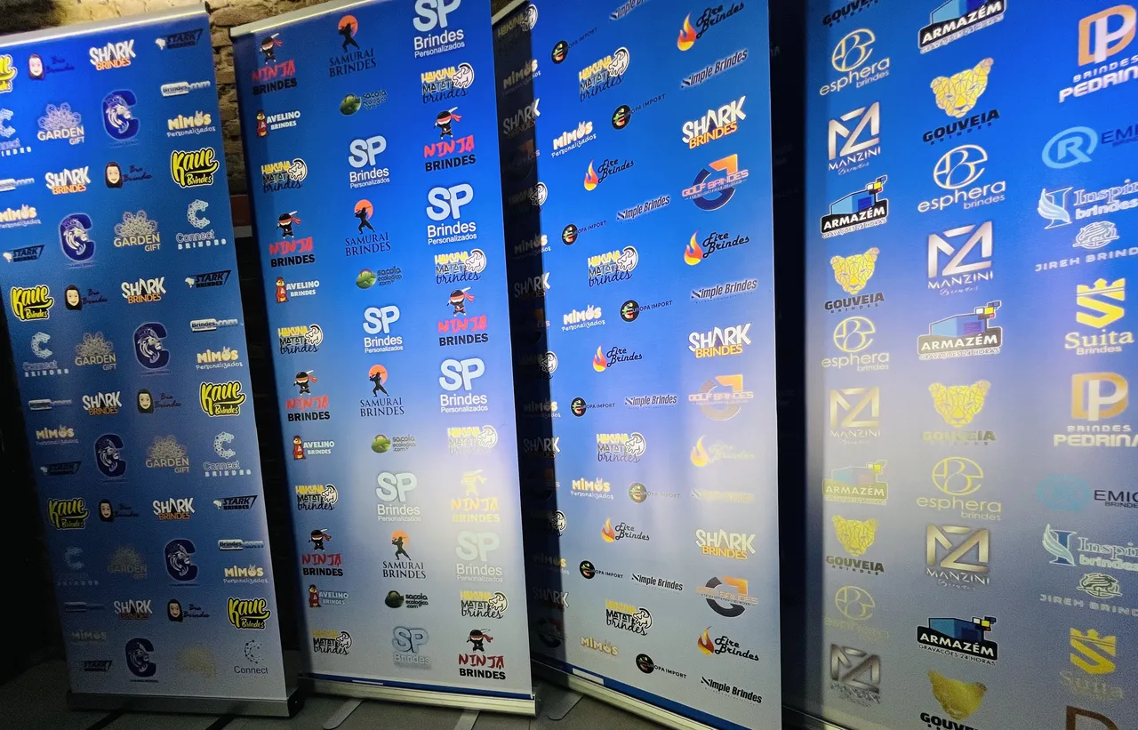 Banner Azul Rollup Portátil