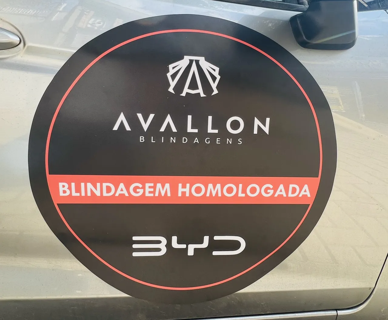 Ímã Preto Byd Personalizado Laranja