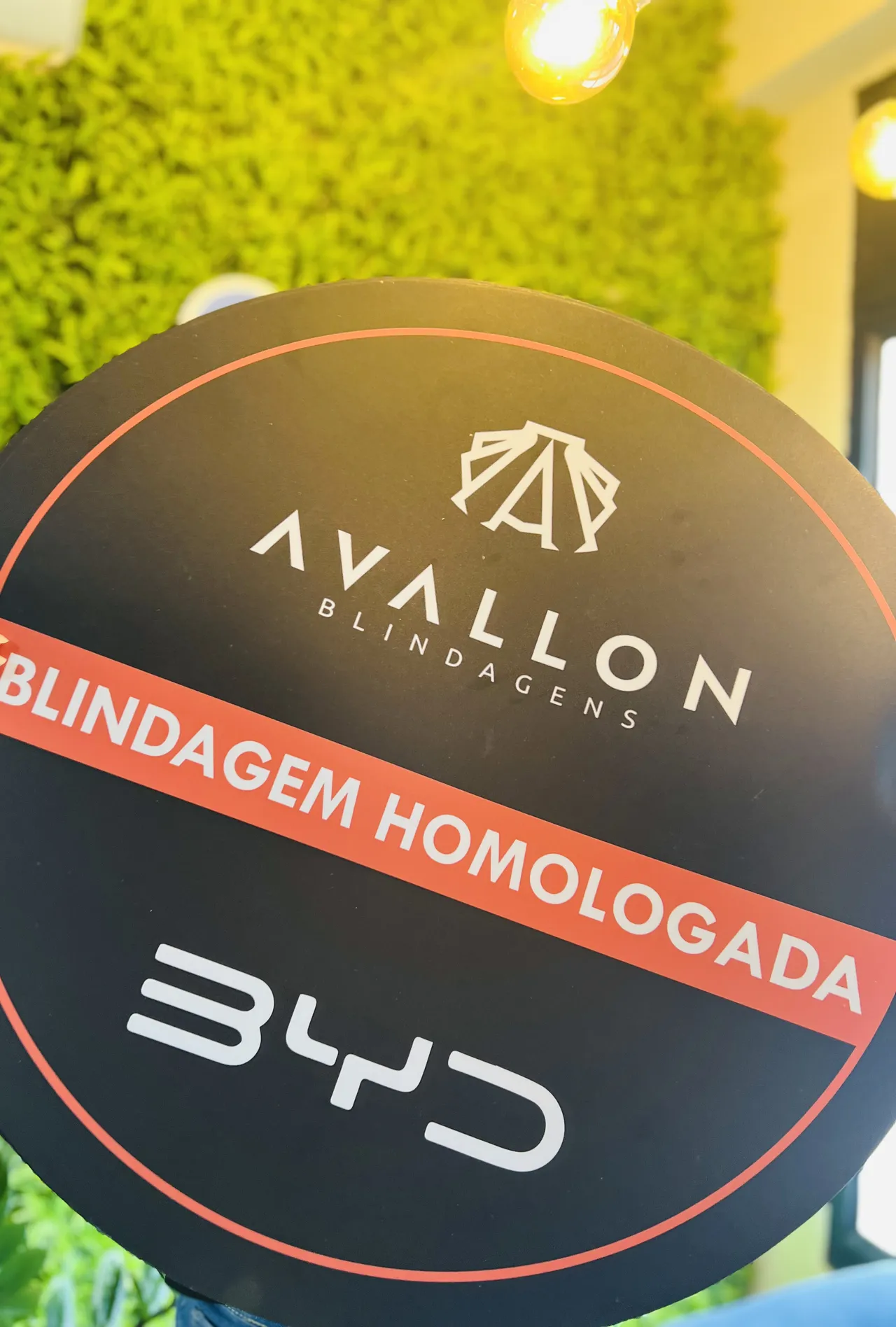 Ímã Preto Personalizado Laranja Byd