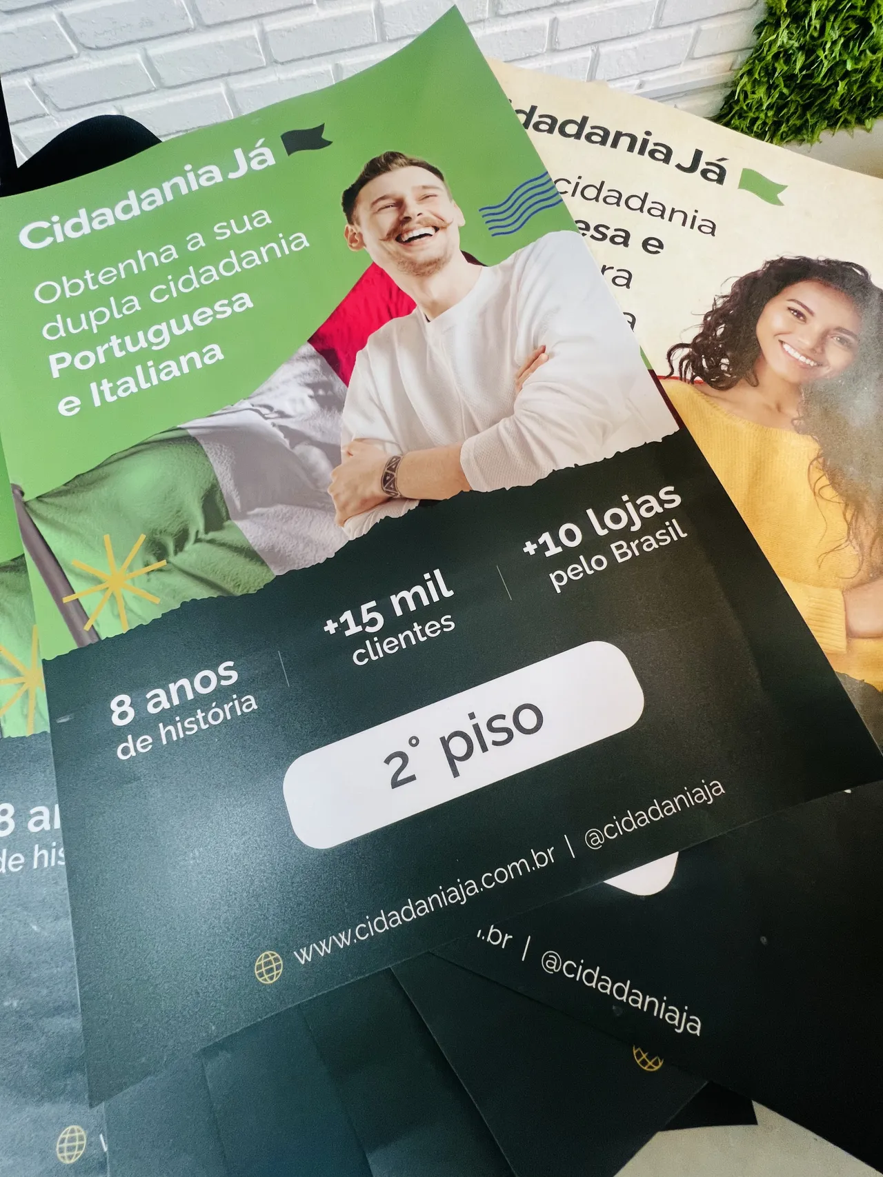 Shopping Promoção Gráfica 60x40 Verde Anália Franco SP Cartaz Impressão Cidadania Ja Couché Laminado