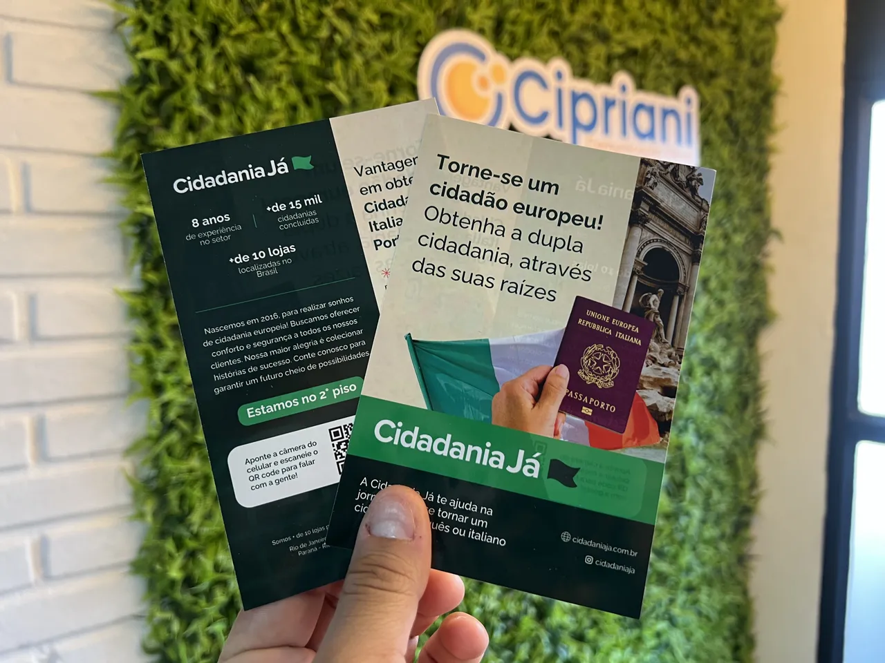 Shopping Promoção Verde Cidadania Impressão Couché Gráfica Anália Franco SP Panfleto Ja