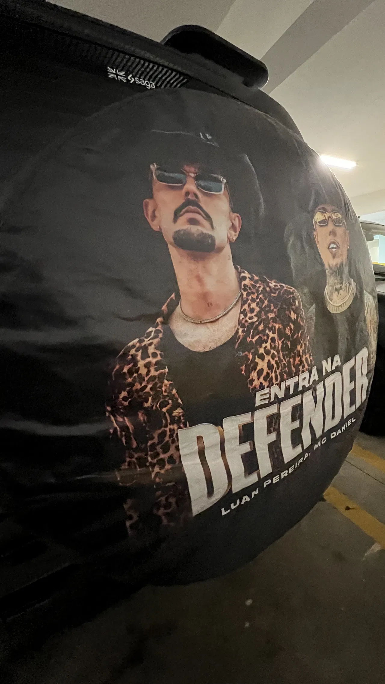 Adesivo Evento Shopping Entra Defender Provisório Impressão Corte Temporário Mega Polo Capa Stepe Personalizada Medida