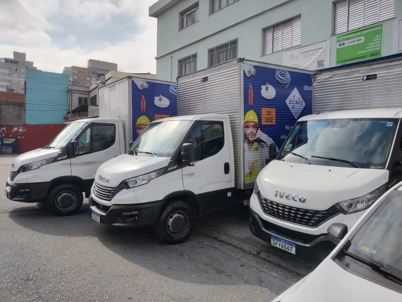 Envelopamento Adesivação Veículos Potencial Adesivo Padronização Corrugado Caminhão SP Frotas Vila Maria Denisfer Empresas