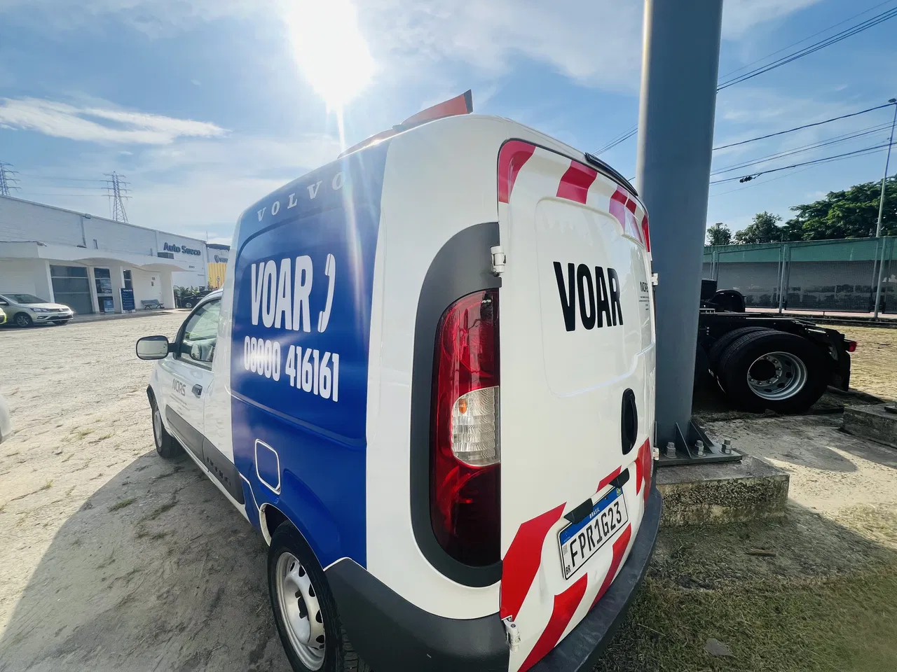Rivestimento SP Veicoli utilitari Blu Striscia Adesivi Auto Rimozione adesivi Installazione Volvo Riflettente Flotte Assistenza Rosso Nors