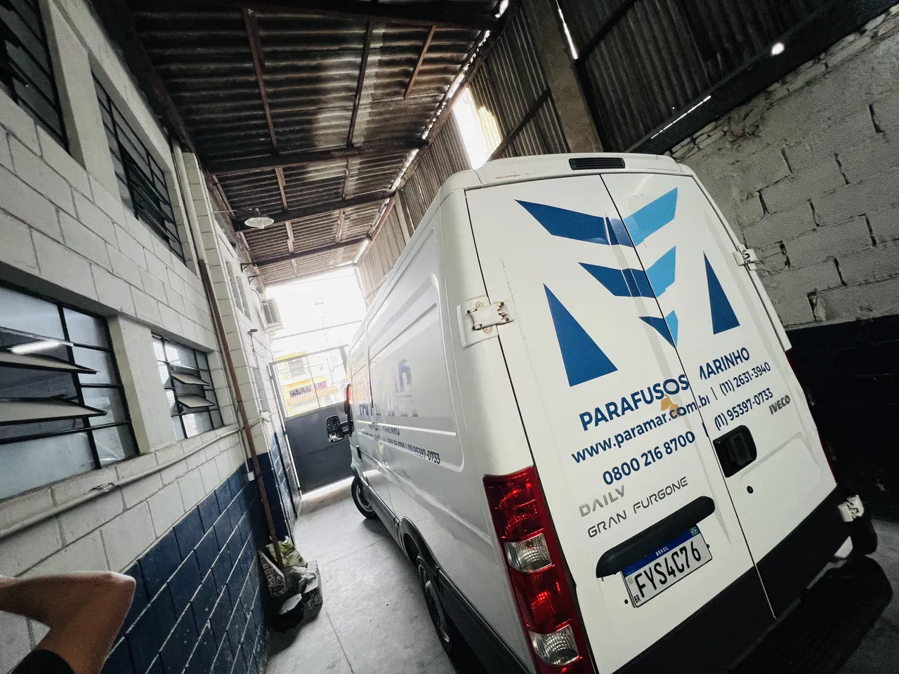 Rivestimento Flotte Taglio Giardino Furgone Iveco Giappone Daily Paramar SP Furgoncino blu Auto Adesivi Consegne