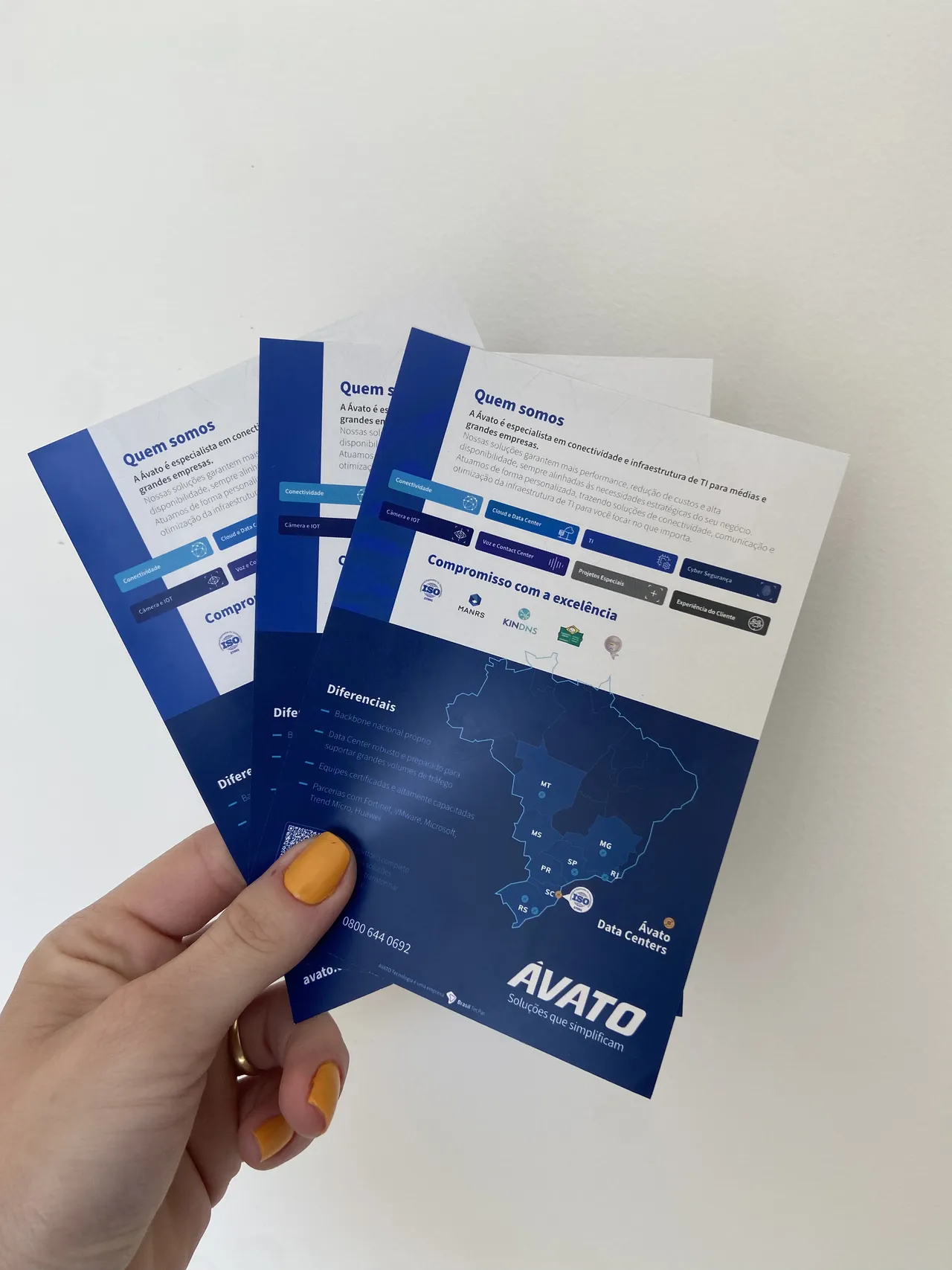 Escritório Evento Couché Brasil Tecpar Azul Faria Lima SP Gráfica Fosco Panfleto