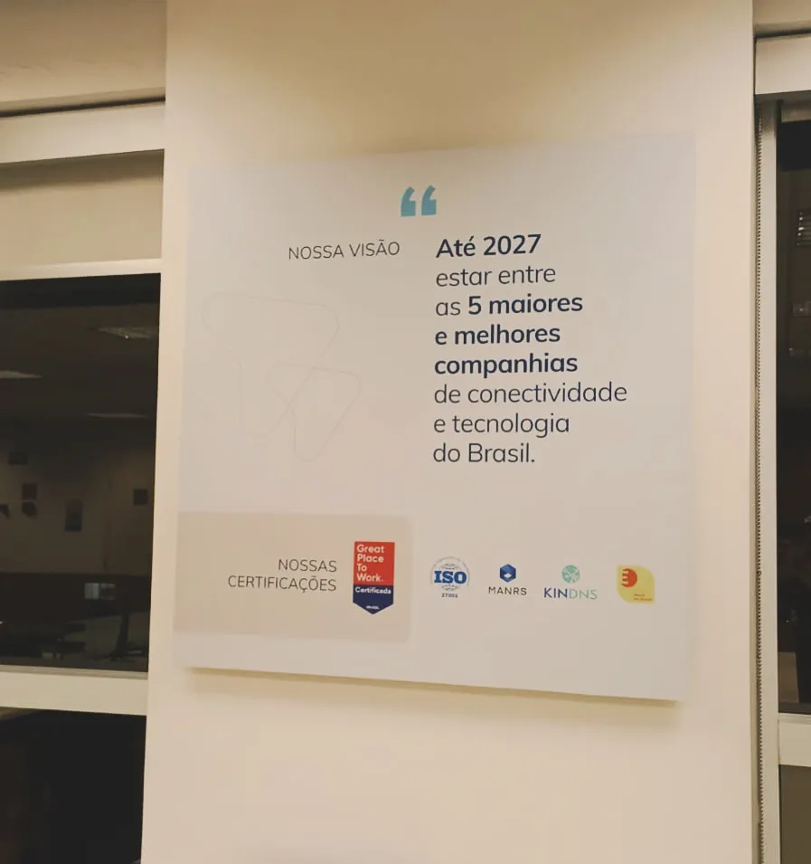 Tessuto Quadro Ufficio Faria Lima SP Brasile Tecpar Canva Stampa