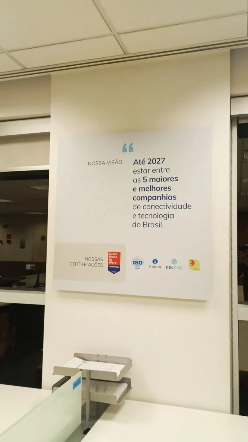 Tessuto Stampa Faria Lima SP Quadro Tecpar Canva Ufficio Brasile