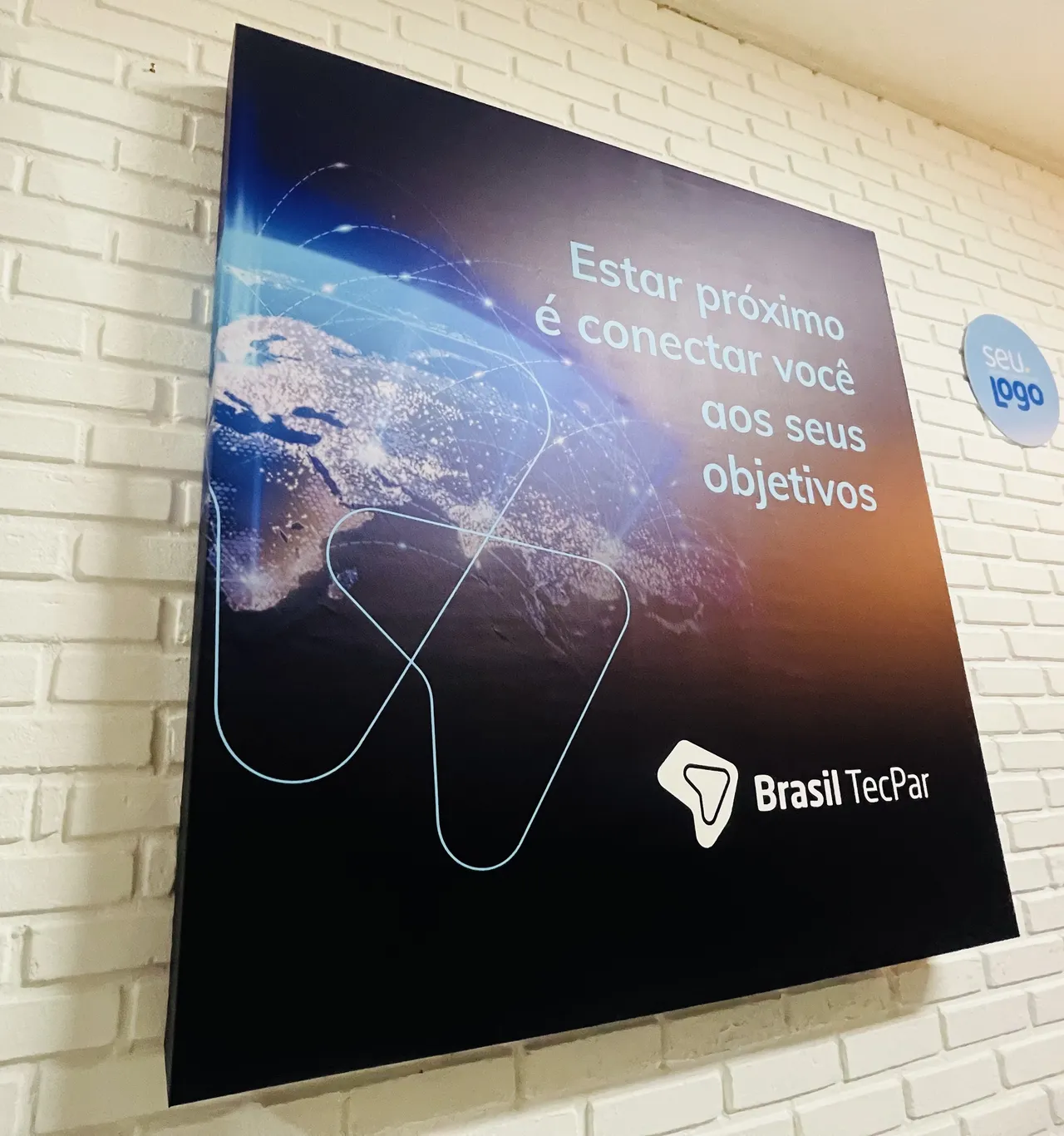 Tecido Brasil Escritório Canva Quadro Faria Lima SP Impressão Tecpar