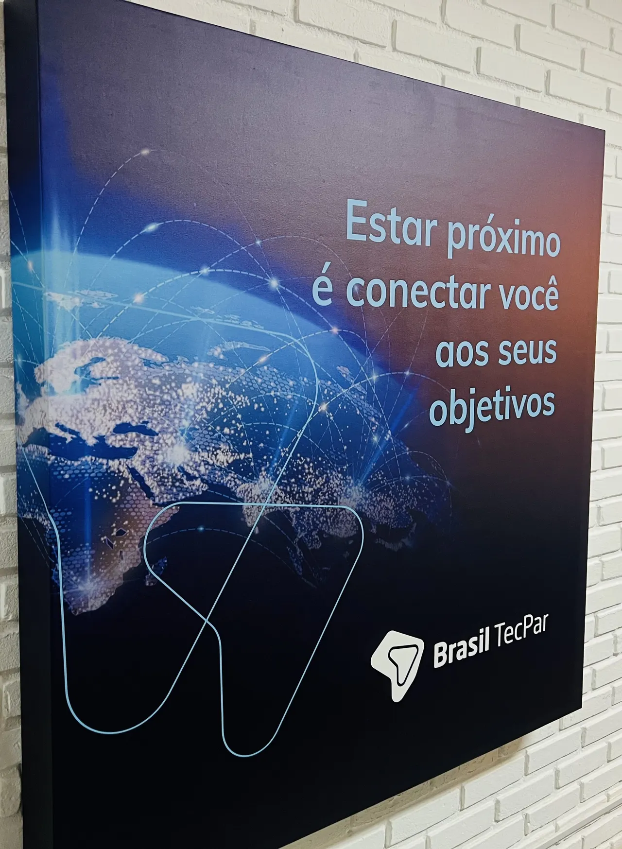 Tecido Brasil Quadro Escritório Impressão Canva Tecpar Faria Lima SP