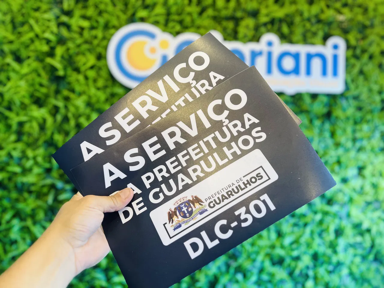 Ímã Frota Adesivo Carro Azul Veicular Imantado