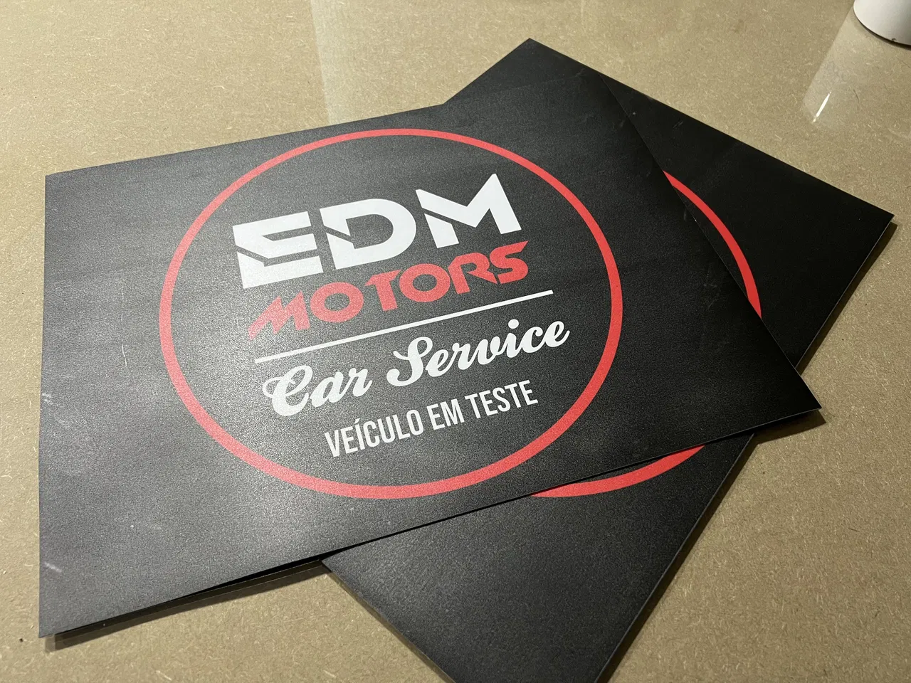 Ímã Adesivo Imantado Veicular Provisório Temporário