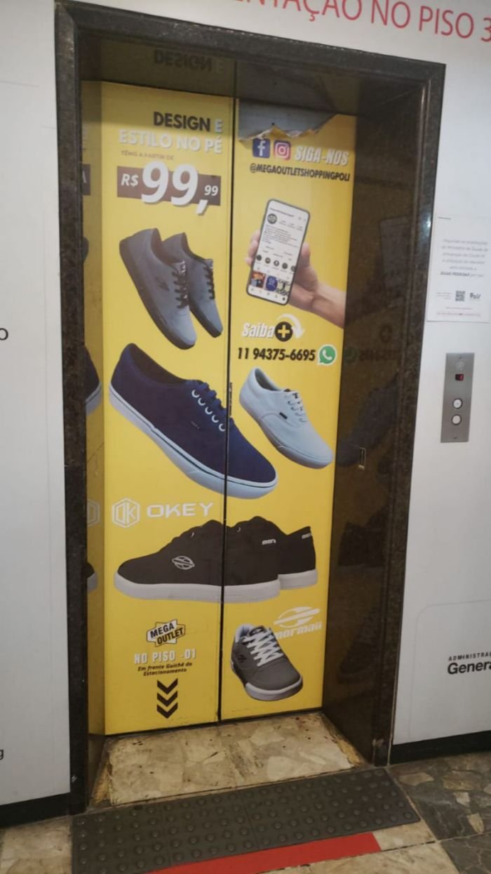 Adesivo para Elevador em São Paulo Slide 1 | Cipriani Comunicação Visual