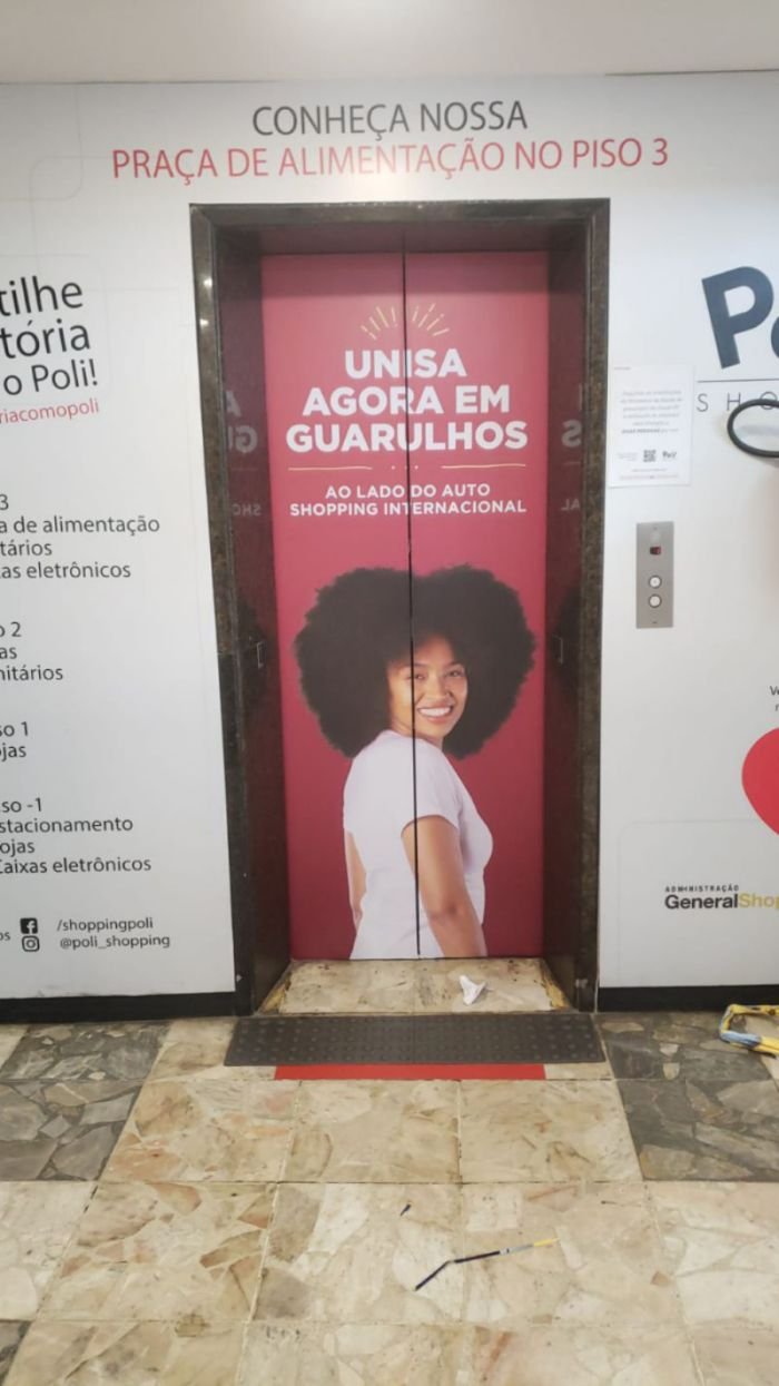 Adesivo para Elevador em São Paulo Slide 2 | Cipriani Comunicação Visual